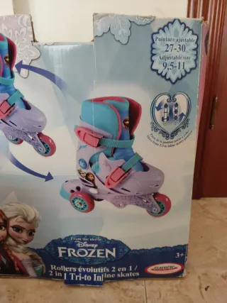 Patines Frozen Ajustables Talla 27-30