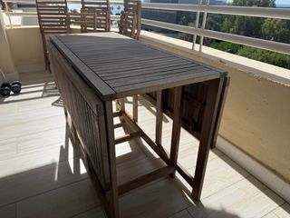 ¡OFERTA! Conjunto Mesa y Sillas Exterior Plegables