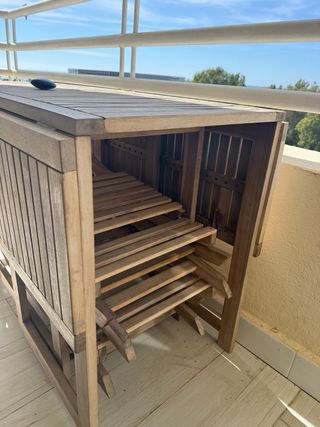 ¡OFERTA! Conjunto Mesa y Sillas Exterior Plegables