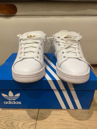 Adidas Stan Smith XLG Blancas y Doradas