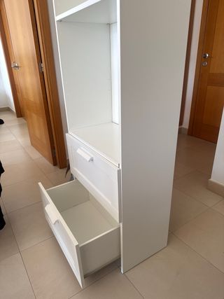 Vitrina madera blanca