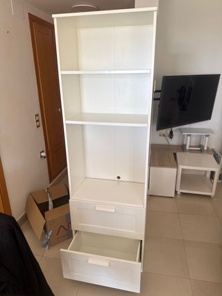 Vitrina madera blanca