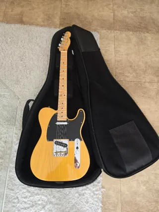 Funda Estuche Guitarra Eléctrica Fender Negra