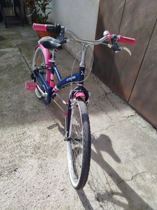 Bicicleta Btwin Original 500 Azul/Rosa