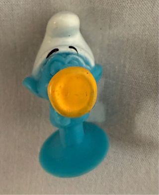 Lote de Figuras de goma pitufos de dos cm de alto