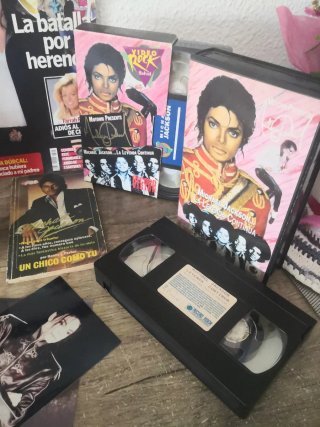 Vinilo,PEQUEÑO Videos  VHS MICHAEL JAKSON CASETES