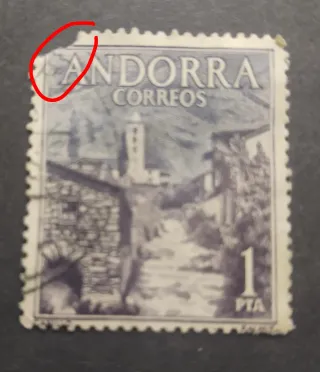 Lote Sellos antiguos Andorra