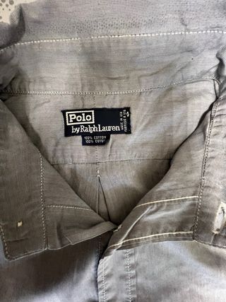 Camicia uomo Ralph Lauren grigia