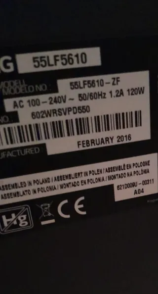 Televisor  televisión  Roto leer!!!!