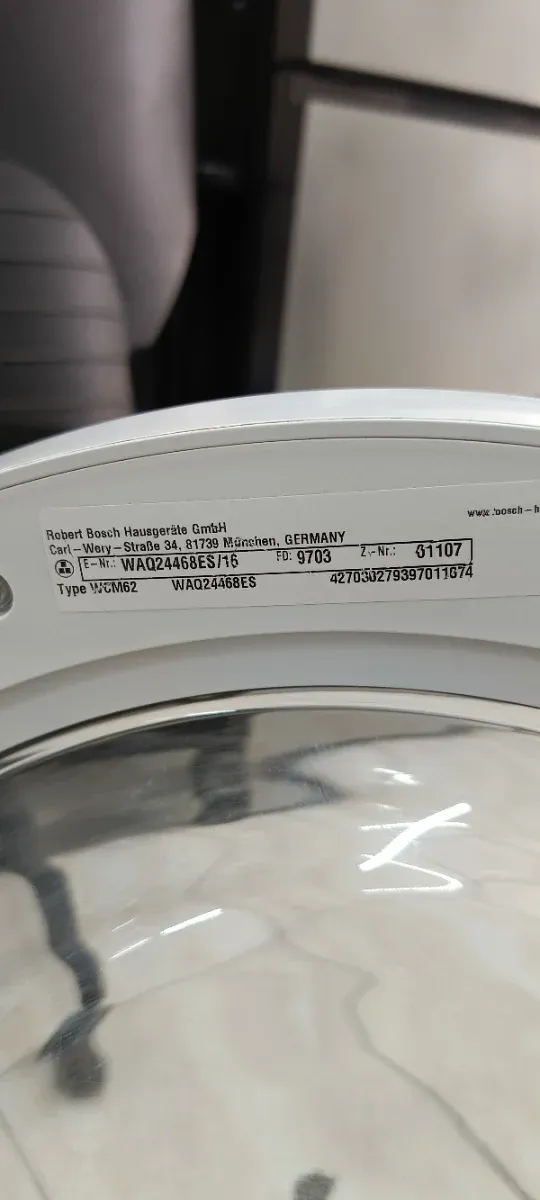 Lavadora Bosch Serie 6 Carga 8kg