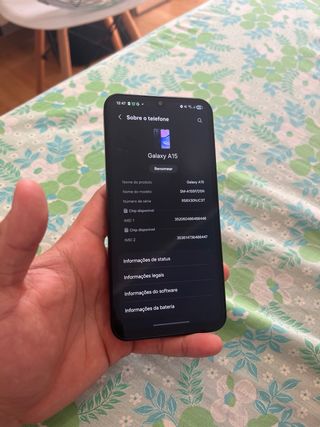 Samsung Galaxy A15 Blanco/Negro