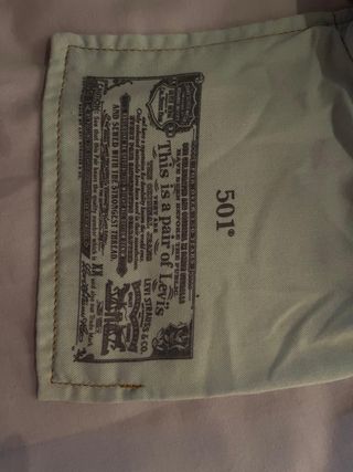Pantalón Levi's 501 W32 L34 sin etiqueta sin uso