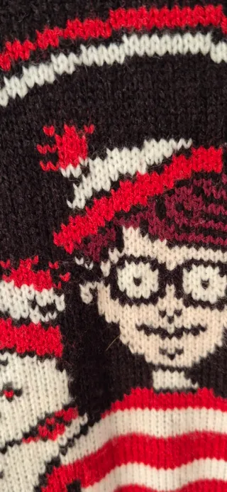 Jersey Navideño Where's Wally? Talla L