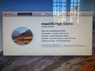 Mini Mac Apple Gris/Plata