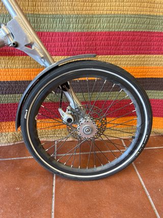 Bicicleta Plegable Strida Plata