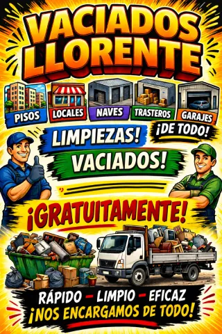 Vaciados mudanzas transporte