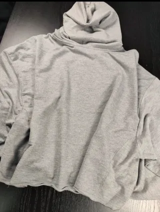 Sudadera gris con capucha Primark talla L