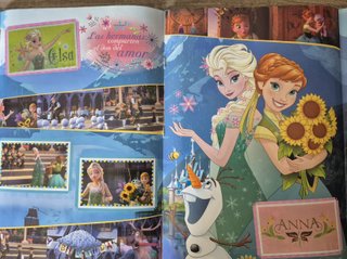 Álbum de Stickers Frozen El Reino del Hielo