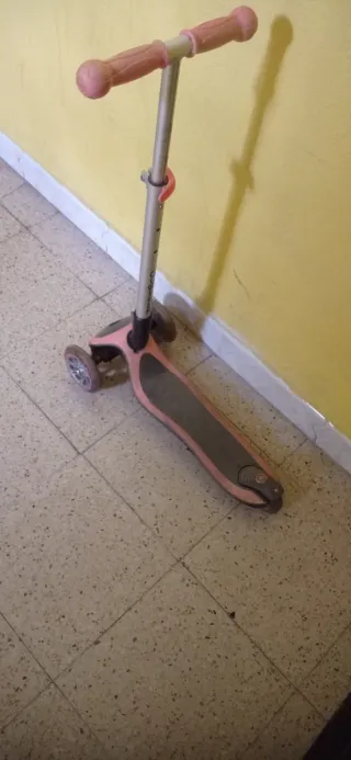 Patinete infantil 3 ruedas rosa