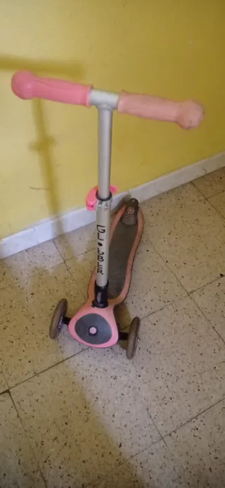 Patinete infantil 3 ruedas rosa