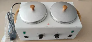 Calentador de cera doble