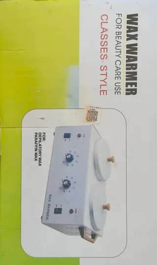 Calentador de cera doble