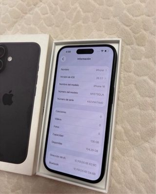 iPhone 16 128GB Negro
