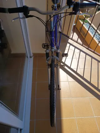 Bicicleta Decathlon Riverside 500 Azul Vintage