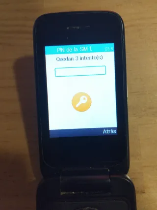 Teléfono Móvil Alcatel Negro