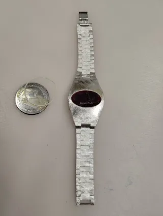 Reloj LED Compu Chron 70s para repuestos.