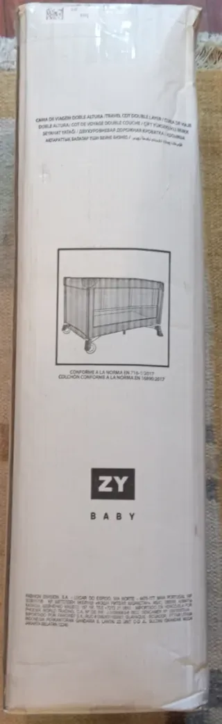 Parque Infantil Bebé Cinza