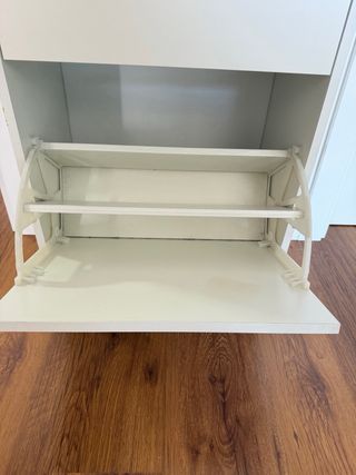 Zapatero doble blanco