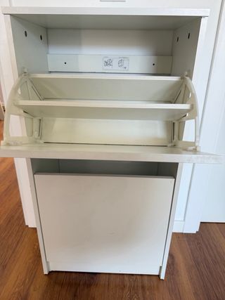 Zapatero doble blanco