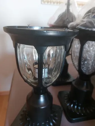 SIN ESTRENAR. Lámpara de exterior..SOBREMURO.metal