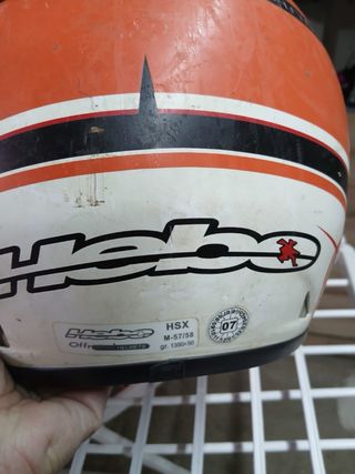 Casco Enduro Hebo Naranja/Negro