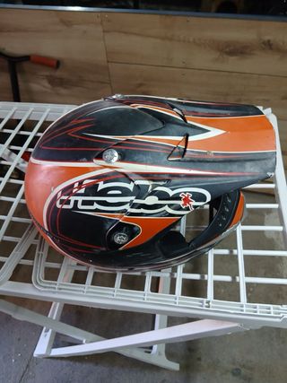 Casco Enduro Hebo Naranja/Negro