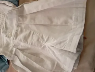 Traje Huertano Infantil Azul y Blanco bebe