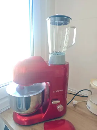 Amasadora Klarstein Roja con Batidora