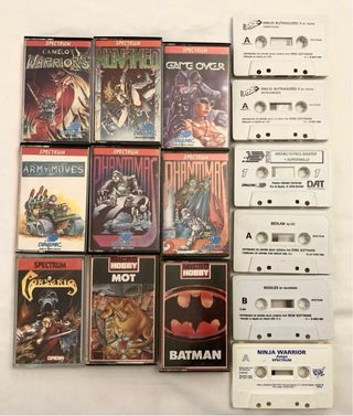 ZX Spectrum+2 + joystick en caja + 12 juegos