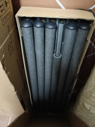 Cama elástica infantil azul, trampolín