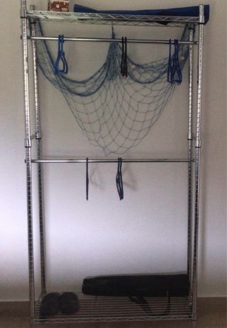 Burro para ropa doble altura