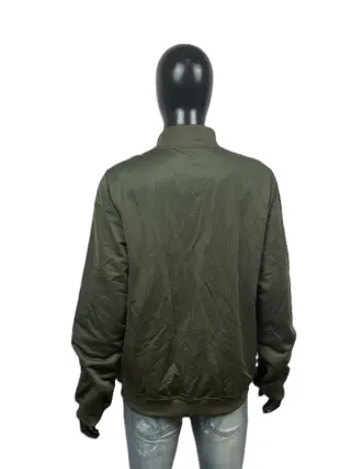 Felpa Umbro Uomo Verde Zip Logo Tg XXL Poliestere