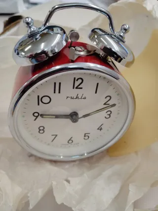Despertador mecánico Ruhla nuevo con caja