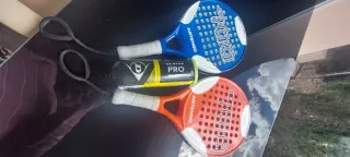 Palas Padel Artengo y Pelotas Dunlop