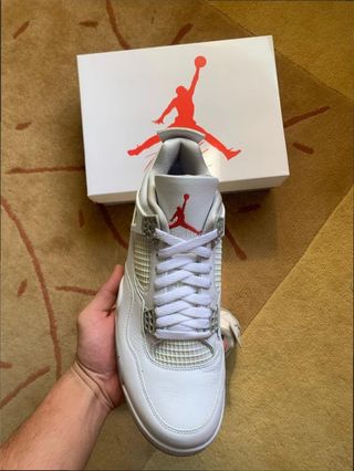 Jordan 4 Retro White Oreo Talla 42