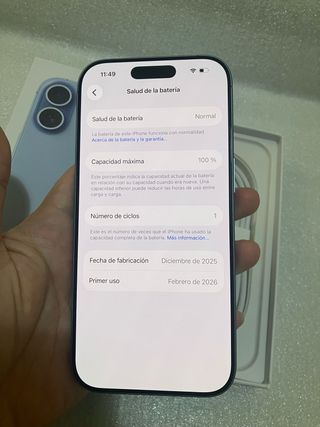 iPhone 17 Blu 256GB Batteria 100%