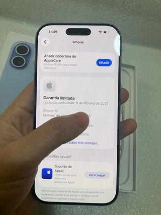 iPhone 17 Blu 256GB Batteria 100%