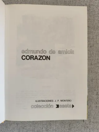 Corazón de Edmundo de Amicis año 1985