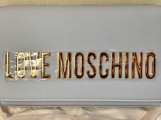 Borsa a spalla Love Moschino Blu Chiaro – Nuova