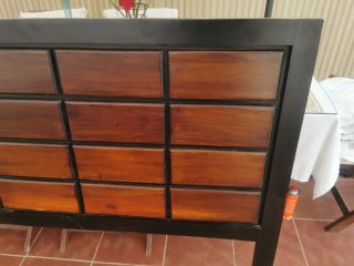 Cabecero de madera 135cm